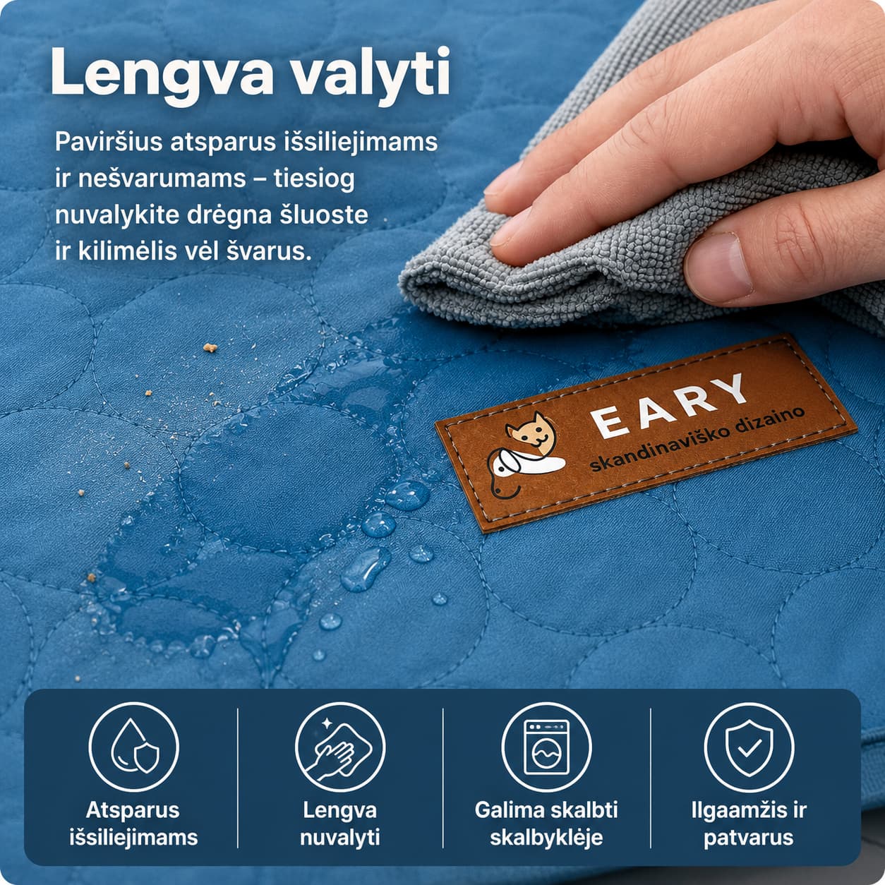 EARY Šunelių vėsinimo kilimėlis
